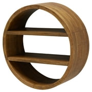 Round Mango Wood Wall Shelf by Drew Barrymore Flower Home