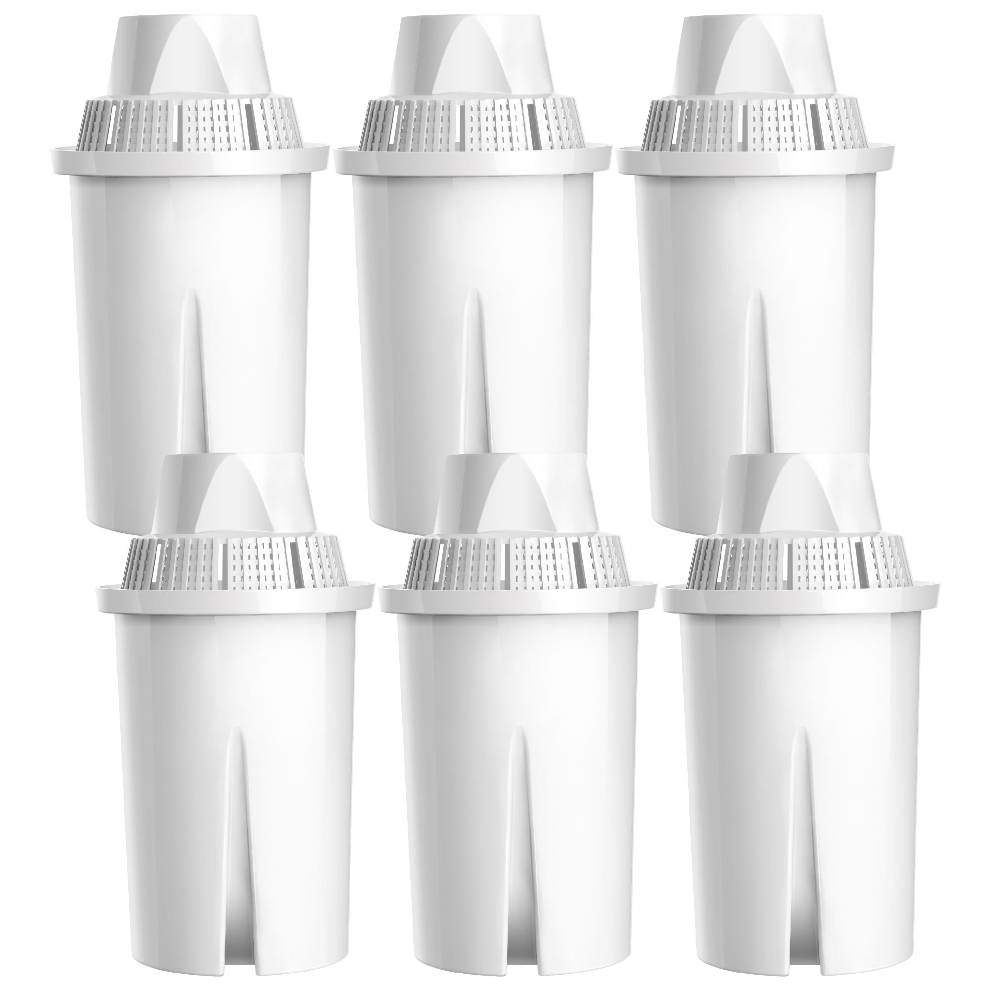 6 Pack Aquacrest Water Filter Replacement For Brita