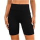 thumbnail image 3 of TaTaai Women's Casual Solid Color Stretchy Elastic Waist Yoga Shorts Comfortable Breathable Sports Workout Shorts with Convenient Pockets for Daily and Fitness Gift, 3 of 7