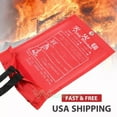 thumbnail image 6 of ZYLER- Fire Blanket Fiberglass Emergency Safety Home Retardant Prepared 39''X39'',Large, 6 of 6