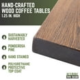 thumbnail image 4 of Restore Trail Brown Solid Wood End Tabletop, 4 of 10