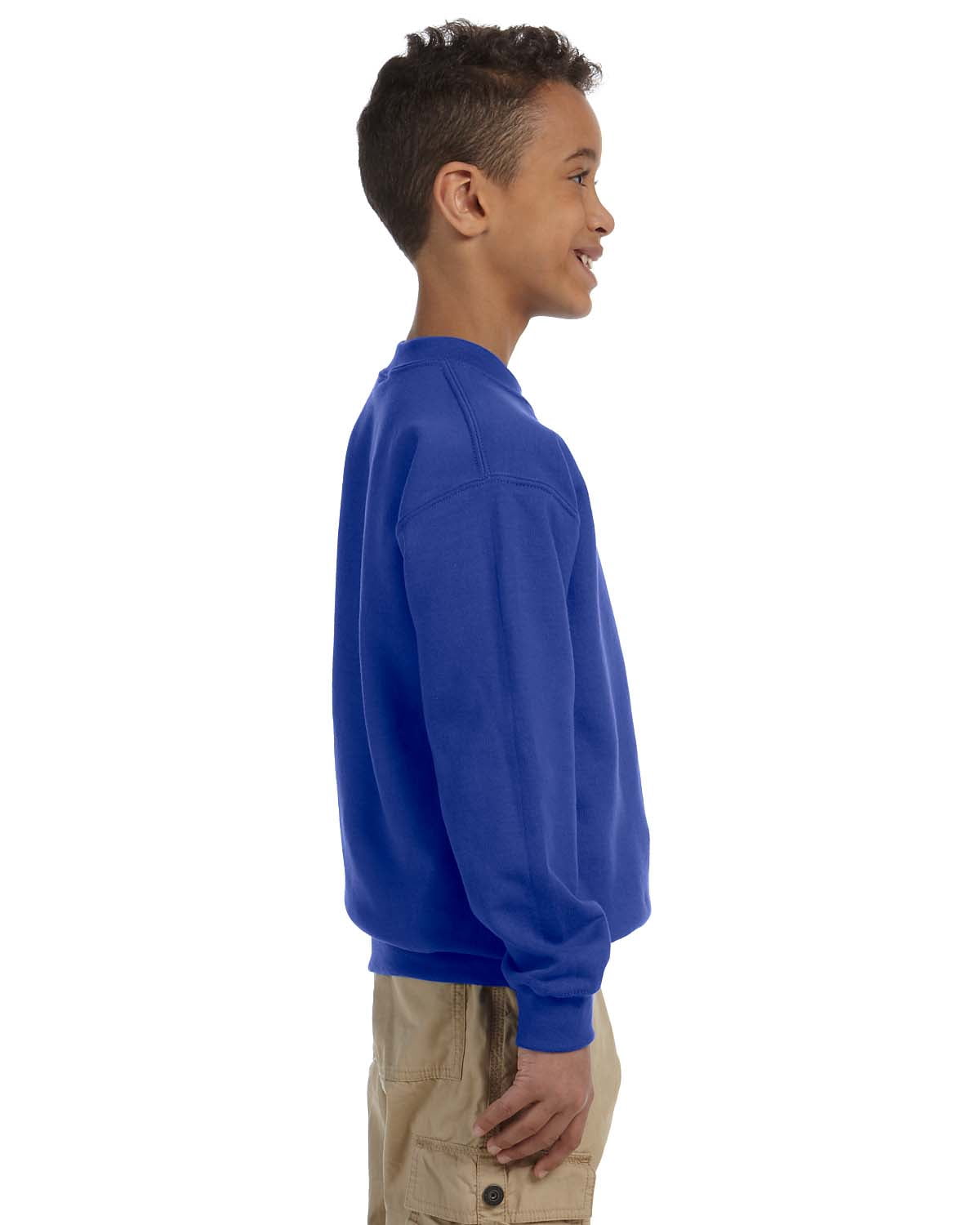 Boys 7.75 oz. Heavy Blend? 50/50 Fleece Crew 3 Pack