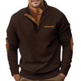 thumbnail image 1 of Spring And Autumn Men's Standing Collar Sweatshirt Is Outdoor Casual Sweaters TopsM, 1 of 5