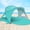 Turquoise, variant on Gorich UPF 50+ Beach Tent for 3-6 Person, Lightweight Portable Sun Shelter with 2 Zippered Doors, Easy Setup Beach Canopy, UV Protection Sun Shade for Family, Outdoor, Camping, Picnic