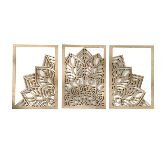 Wooden Leaf Hollow Pendant Bedroom Decoration Living Room and Dining Room Decoration