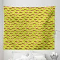 thumbnail image 1 of Pepper Tapestry, Modern Pop Art with Abstract Colored Creative and Contemporary Chili, Fabric Wall Hanging Decor for Bedroom Living Room Dorm, 5 Sizes, Yellow Green Magenta, by Ambesonne, 1 of 1