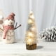 thumbnail image 1 of Árbol de Navidad mini de luz LED plateado, encendido, 1 of 8