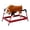 Brown+Plush, variant on LHSHID Plush Pony Rocking Horse Ride-On Toy for Toddlers with Soft Upholstery & Safe Handrails, Indoor Nursery Balance Play