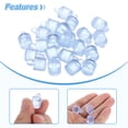 thumbnail image 3 of Lot de 76 Pare-Chocs de Table en Verre 5,5 Mm/0,22 Pouces avec Tige, Convient à 1/4 Po, Transparent, 3 of 6