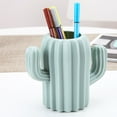 thumbnail image 4 of 3 Pcs Porte-Crayon de Table en Forme de Cactus Vase Décoratif pour Bureau, 4 of 9