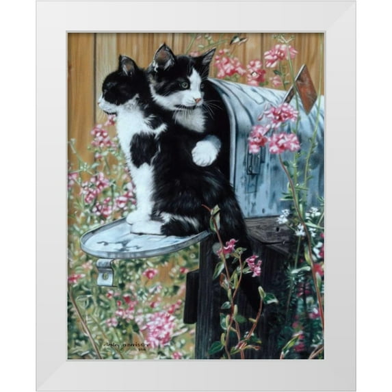 Harrison, Lesley 26x32 White Modern Wood Framed Museum Art Print Titled - Rural Route II