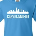 thumbnail image 4 of Inktastic Cleveland Ohio Skyline City Silhouette Youth T-Shirt, 4 of 5
