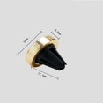 thumbnail image 5 of Car Vent Mount, Universal Compatibility Strong Magnetic Grip for Magnetic Phone Holder, Silver 2PCS, 5 of 5
