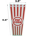 thumbnail image 2 of Popcorn Tub Red & White Striped Classic Popcorn Containers for Movie Night (4 pack small), 2 of 3