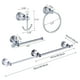 thumbnail image 2 of Set de herrajes de baño Leyden Crystal Chrome, 4 piezas, 2 of 9