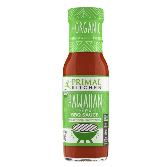 Primal Kitchen Organic Hawaiian Style BBQ Sauce, 8.5 oz (Pack of 2)