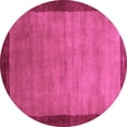 thumbnail image 1 of Ahgly Company Indoor Round Abstract Purple Contemporary Area Rugs, 4' Round, 1 of 4