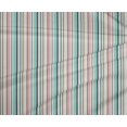 thumbnail image 3 of oneOone Tissu Polyester Lycra Multicolore Rayé Décor Tissu Imprimé BTY 56 Pouces de Large, 3 of 3