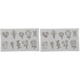 thumbnail image 3 of unbranded 2pcs Polymer Clay Mold Sweets Polymer Clay Mold Jewelry Making Charm Mold Silicone Mold, 3 of 8