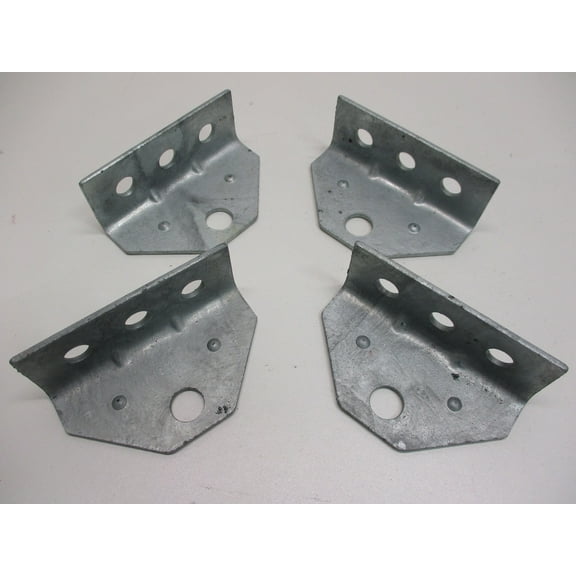 (4) Boat Pontoon Trailer Bolster Bunk Board Adjustable Swivel Brackets