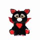 thumbnail image 3 of Peluche Feisty Pets Baron Von Flamefart El dragón negro y rojo, 3 of 4