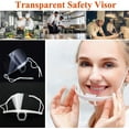 thumbnail image 3 of y 10 PCS Mouth shield Clean Anti-Fog Mouth Screen Universal Transparent Half F, 3 of 5