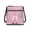 Breast Cancer Awareness Ribbon, variant on Aztec Geometric Indian Shoulder Purse Women's Crossbody Handbag with Double Layer Large Size Sling Bag with Zipper Pockets for Lady