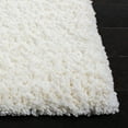 thumbnail image 3 of SAFAVIEH Ultimate Atanas Solid Plush Polyester Shag Area Rug, Ivory, 4' x 6', 3 of 6