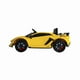 12V Lamborghini Aventador SVG Sport 1 Place Tour sur la Voiture (Jaune) – image 3 sur 5