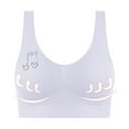 thumbnail image 4 of ylioge Sports Bras for Women Plus Size S-4X Wireless Push Up Padded Bralettes Womens Breathable Stretchy Pullover Athletic Yoga Tshirt Underwear Bra, 4 of 6