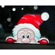 thumbnail image 3 of Adhesivos navideños para ventanas Suyoo Papá Noel mirón y Rodolfo 8 hojas PVC, 3 of 4