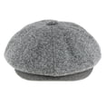 thumbnail image 2 of Gorra Plana Sunnimix para Hombre, vendedor de Periódicos, Gris claro, mezcla de lana, 58-60 cm, 2 of 3