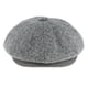 thumbnail image 2 of Gorra Plana Sunnimix para Hombre, vendedor de Periódicos, Gris claro, mezcla de lana, 58-60 cm, 2 of 3