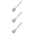 thumbnail image 2 of Naiovety Utensilios de cocina de silicona Mango de madera Seguro Antiadherente Reutilizable Utensilios de cocina Hogar Cocina Utensilios de Type1 NO1, 2 of 6