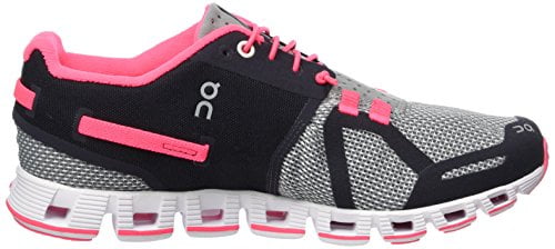 on cloud grey neon pink