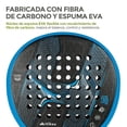 thumbnail image 4 of Pala de Pádel Premium con Funda 3 Pelotas y Grip Todos Niveles, HIKEO, 4 of 10