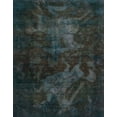 thumbnail image 1 of Ahgly Company Indoor Rectangle Abstract Blue Moss Green Abstract Area Rugs, 7' x 9', 1 of 6