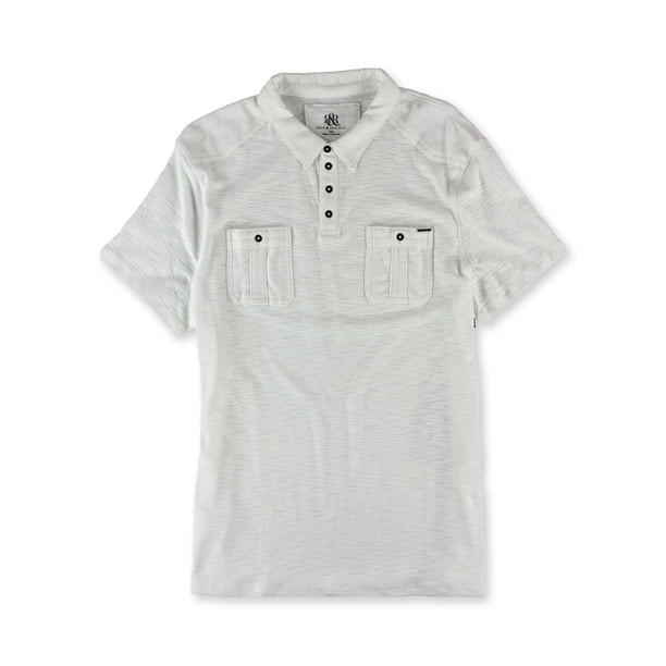 Polo de rugby Rock & Republic blanco mediano