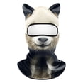 thumbnail image 2 of 3D Cat Animal Ice Silk Ski Ride Face With Ears For Outdoor Activities Like Music Festivals Rave Parties Skiing Halloween Parties, 2 of 5