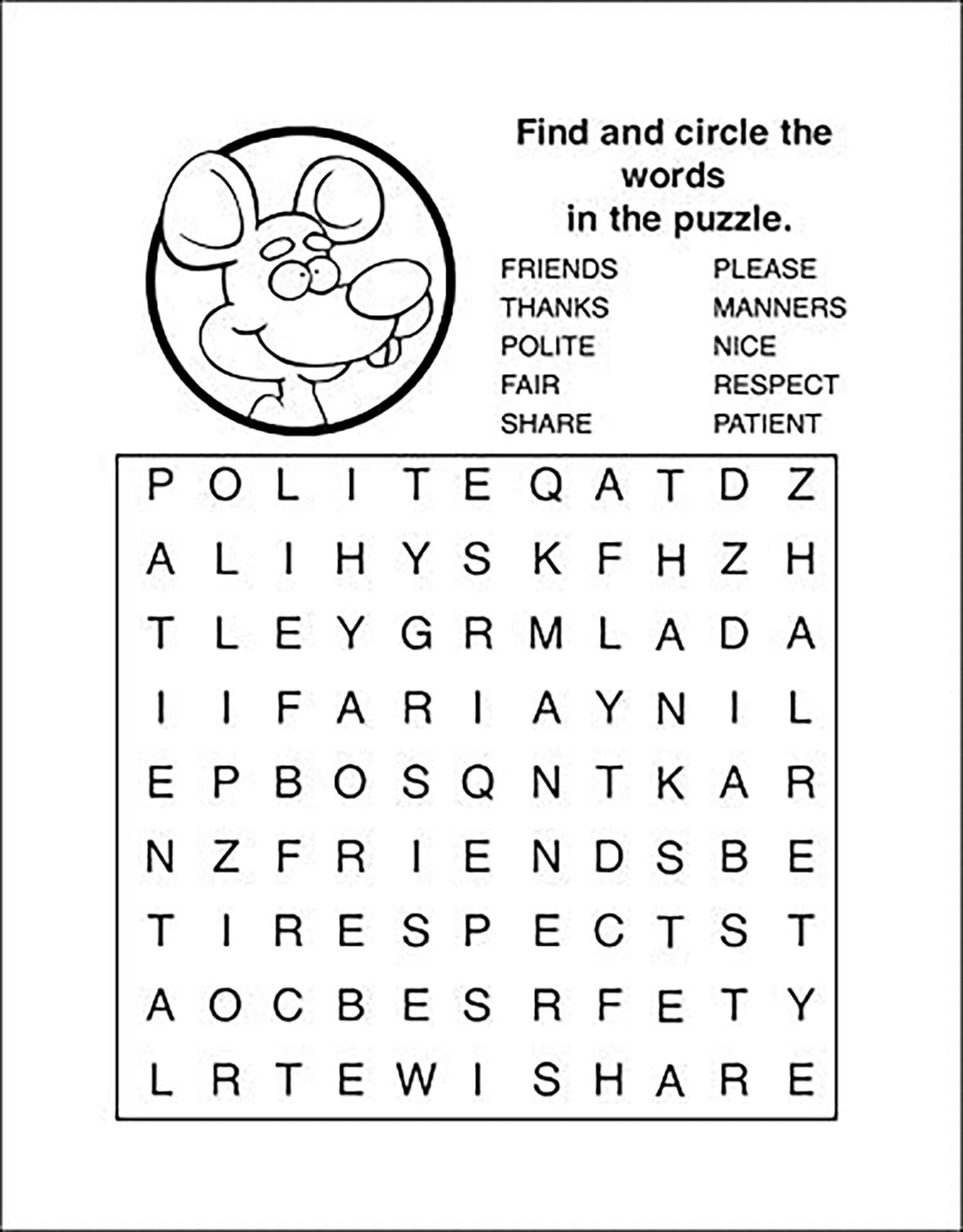 ZoCo: 25 Pack - Practice Good Manners Kid's Coloring & Activity Books