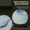 thumbnail image 6 of Holiday Savings! Dvkptbk LED Light Three-dimensional Dimmable Planets Glass Ball Night Light Mood Wandering Planets Night Light Bedroom Bedside Lamp Birthday Gift Home Decoration 14cm, 6 of 8