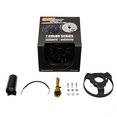 GlowShift Tinted 7-Color 95mm In-Dash Speedometer Gauge – 0-140 MPH