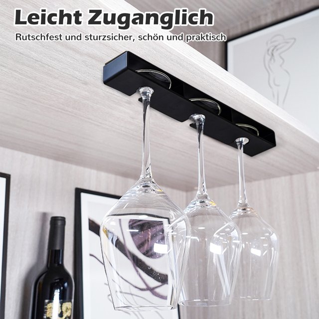 Advancent Estante boca abajo para copas de vino domésticas, 2 pack/lote, mejor protección, aplicaciones amplias, fácil Organizadores de utensilios de cocina