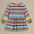 thumbnail image 3 of Mercatoo Toddler Girls Long Sleeve Dress Floral Smocked Midi Dress Formal P𝐚rty Princess Spring Dresses for Girls Easter Outfit, 3 of 8