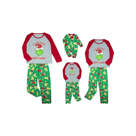 

SUNSIOM Christmas Matching Family Pyjamas Set Xmas Sleepwear Outfits for Women Men Boys Girls 2pcs Nightwear