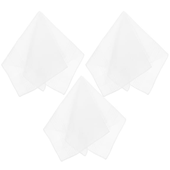 UPOUART Cotton Bandana Handkerchiefs 3Pcs Classic Style Mens Fashion Statement 40x40cm to 15.7x15.7in