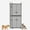 Black, variant on XJD 71" Extra Tall Cat Gate – Fits 30.31"-38.2" Wide Openings, Auto-Close, Narrow 1.37" Gaps, No-Drill Pressure Mount, Double Opening Design Pet Gate, White
