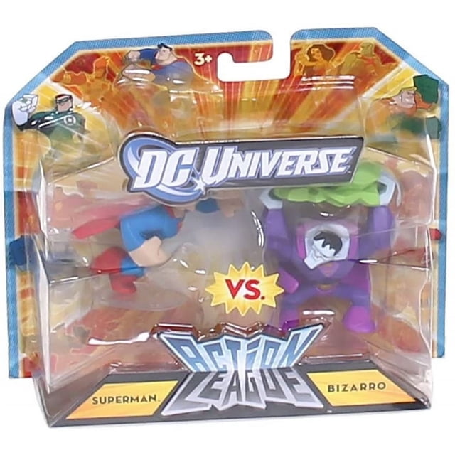 Liga de acción Mattel DC Universe Superman contra Bizarro