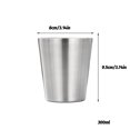 thumbnail image 3 of Bearachild Bebida portátil para Hotel, té, jugo, taza de acero inoxidable, taza de vino, tazas de café, accesorios de cocina, 300ml Cocina y Comedor Tipo 1 Bearachild HA081423-01, 3 of 6