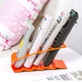 thumbnail image 3 of mmirethe TV / VCR Remote Controller Stand Storage Holders Racks Phone Supporter Organizer Orange 1Set, 3 of 3